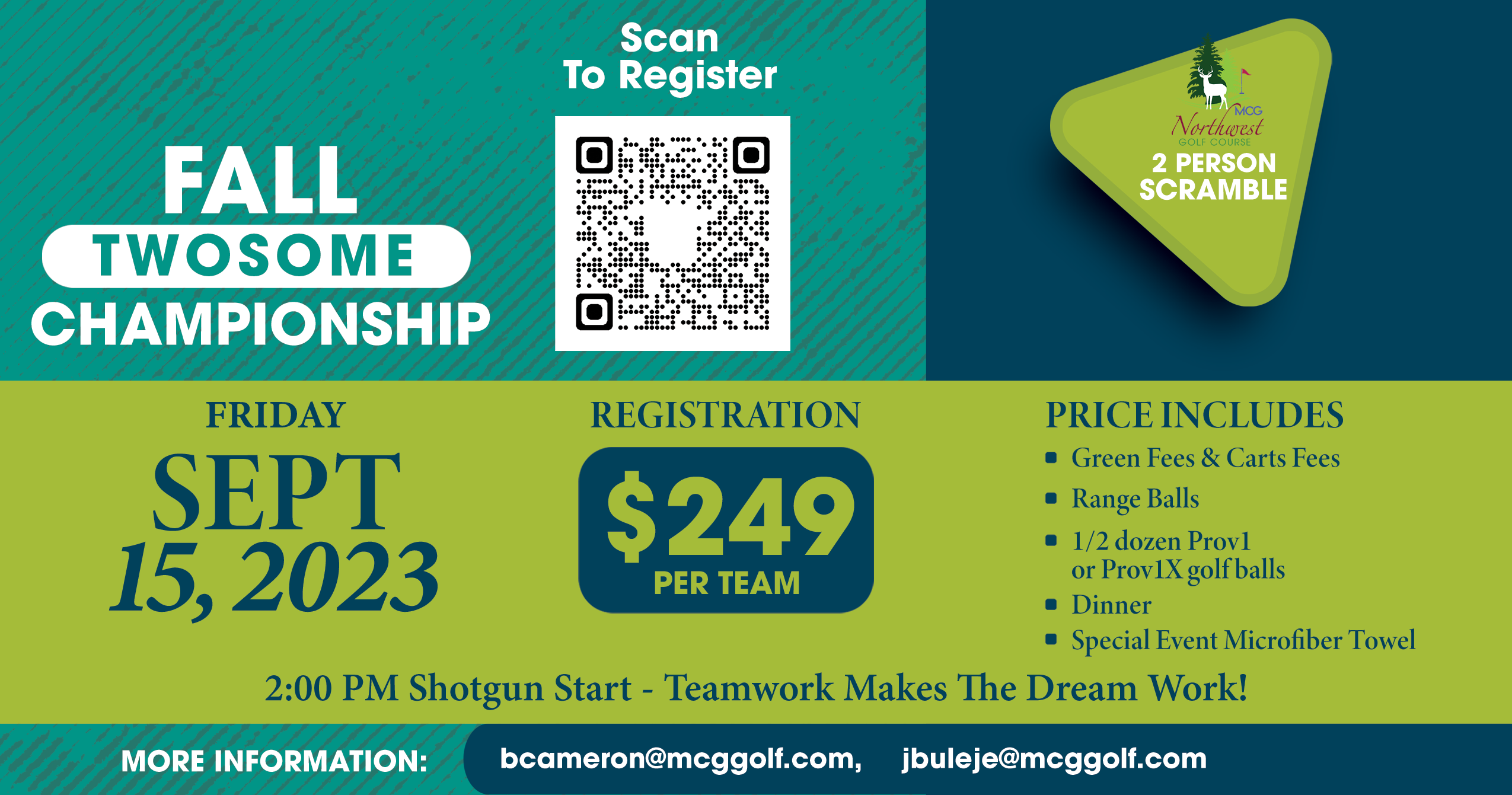 September 15 Twosome Championship Wide