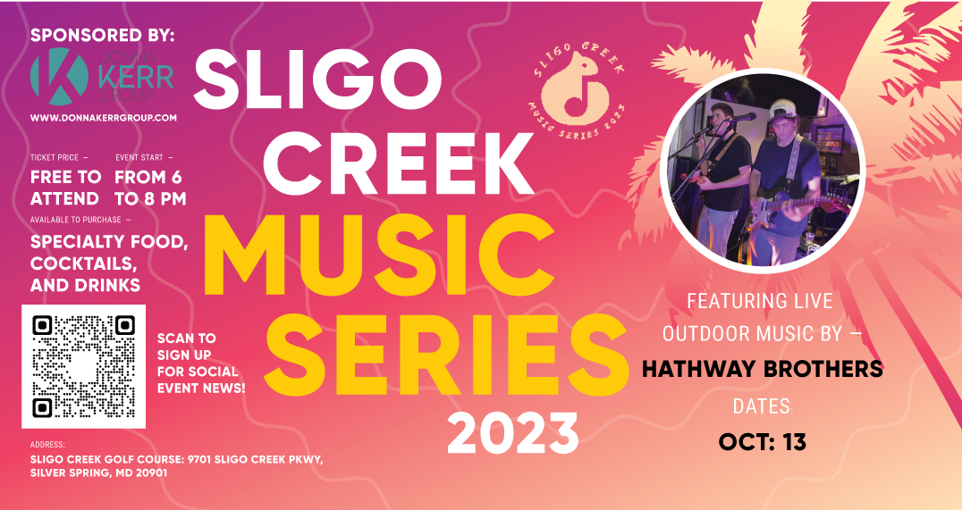 Sligo Creek Music Series | Friday Oct 13 at Sligo Creek Golf Course | Headliner: Melonheads