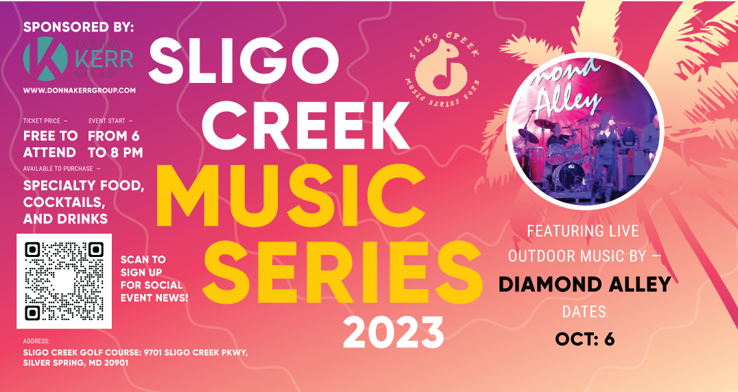 Sligo Creek Music Series | Friday Oct 6 at Sligo Creek Golf Course | Headliner: Melonheads
