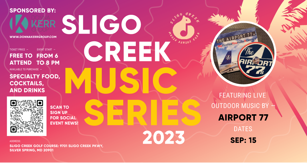 Sligo Creek Music Series | Friday Sept 15 at Sligo Creek Golf Course | Headliner: Melonheads