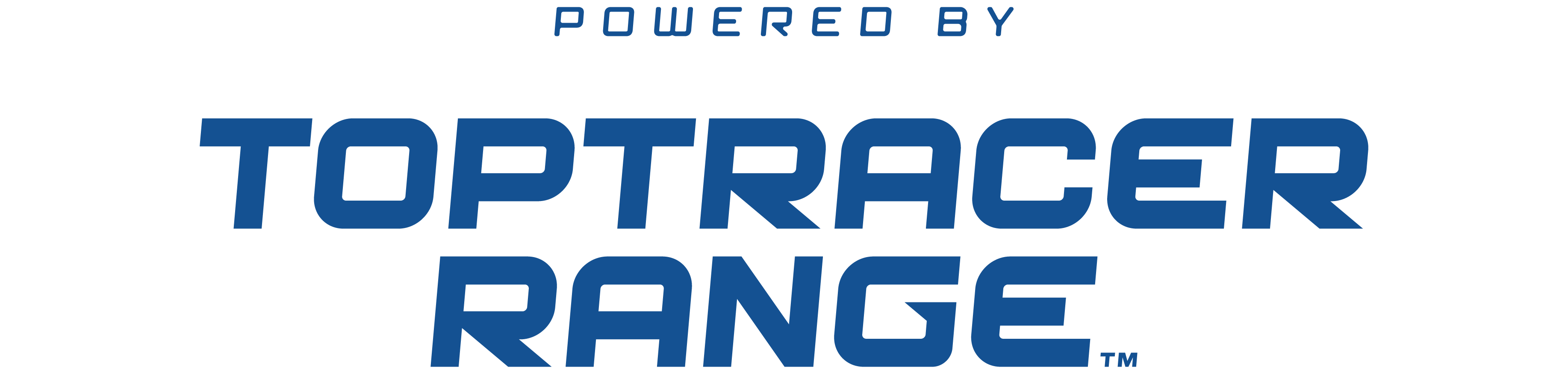 Powered by Toptracer Range Logo Stacked Blue